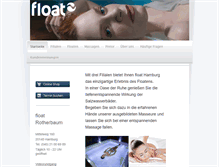Tablet Screenshot of float-hamburg.com